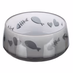TRIXIE 24420, Chat, Plastique, Ensemble gamelles pour animaux de compagnie, Image, 0,3 L, 12 cm