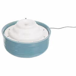 TRIXIE 24450 gamelle et abreuvoir pour chiens et chats Bleu, Blanc Chien Fontaine à eau automatique pour animaux de compagnie