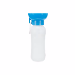 Gourde avec gamelle intégrée pour chien Par simple pression, l’eau remonte dans la bouteille et l’eau s’écoule dans l’écuelle ...