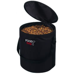 TRIXIE 24661 Sac de rangement et conteneur de croquettes pour animaux de compagnie Sac de stockage pour animaux de compagnie Nylon Noir