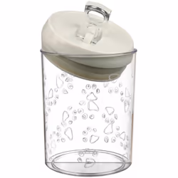 TRIXIE 24664 Sac de rangement et conteneur de croquettes pour animaux de compagnie Pot de nourriture pour animaux de compagnie Plastique Transparent