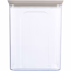 TRIXIE 24669 Sac de rangement et conteneur de croquettes pour animaux de compagnie Pot de nourriture pour animaux de compagnie Plastique Transparent