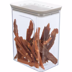 TRIXIE 24669 Sac de rangement et conteneur de croquettes pour animaux de compagnie Pot de nourriture pour animaux de compagnie Plastique Transparent