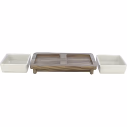 TRIXIE Set de gamelles CityStyle, en céramique/MDF