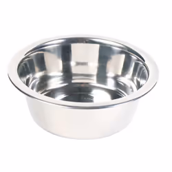 TRIXIE 24842, Chien, Acier inoxydable, Acier inoxydable, Gamelle à nourriture pour animaux de compagnie, Monochromatique, 0,7 ...