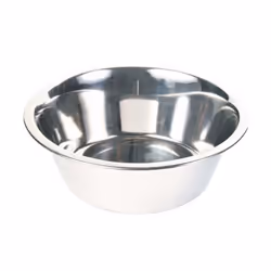 TRIXIE 24844, Chien, Acier inoxydable, Acier inoxydable, Gamelle à nourriture pour animaux de compagnie, Monochromatique, 2,8 ...