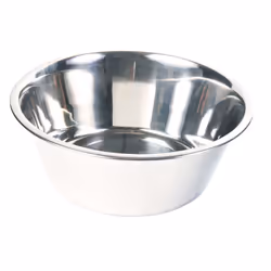 TRIXIE 24845, Chien, Acier inoxydable, Acier inoxydable, Gamelle à nourriture pour animaux de compagnie, Monochromatique, 4,5 ...