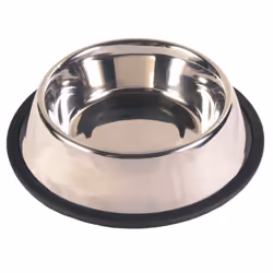 TRIXIE 24854, Chien, Acier inoxydable, Noir, Acier inoxydable, Monochromatique, 1,75 L, 30 cm