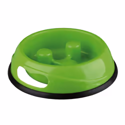 TRIXIE 25032, Chien, Plastique, Vert, Gamelle à nourriture pour animaux de compagnie, Monochromatique, 0,9 L