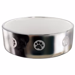 TRIXIE 25085, Chien, Vitrocéramique, Argent, Blanc, Image, 1,5 L, 19 cm