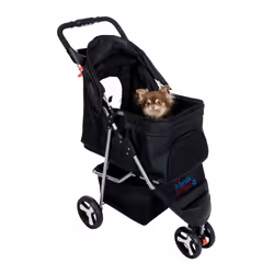 TRIXIE 28958 poussette pour animaux de compagnie 11 kg Chien Noir Métal Polyester Pliable - Vue supplémentaire 14