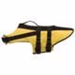 TRIXIE Gilet de flottaison pour chien, L, Polyester, Noir, Jaune, Monochromatique, 50 - 80 cm, Collier