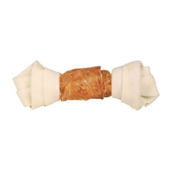 TRIXIE Denta Fun Knotted Chicken Chewing Bone Chien Poulet 120 g