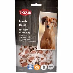 Trixie - Friandise poulet colin pour chien 75 gr
