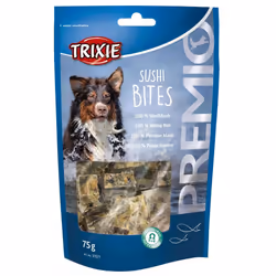 Lot de 6 friandises pour chien Bouchées de sushi Trixie Premio