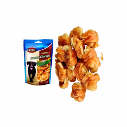 Friandise Premio pour chien, au poulet et à la banane. Contient minimum 75% de viande. Pas d’addition de sucre, ni d’arômes a ...