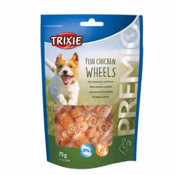 TRIXIE 31748, Friandises, Chien, Poulet, Saumon, 75 g