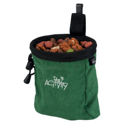 TRIXIE 32289 Sac de rangement et conteneur de croquettes pour animaux de compagnie Sac de stockage pour animaux de compagnie Polyester Noir, Vert