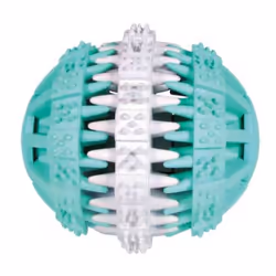TRIXIE 32942, Chien, Balle, Turquoise, Blanc, Caoutchouc, Mastication, 7 cm
