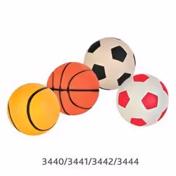 Lot de 17 jouets pour chien Animal balle de jeu en latex Trixie