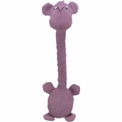 TRIXIE Hippopotame, Chien, Jouet en peluche, Violet, Coton, Polyester, 500 mm