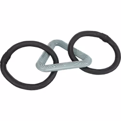 TRIXIE 34729, Chien, Anneau, Noir, Gris, Polyester, Caoutchouc thermoplastique (TPR), 440 mm