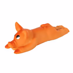 TRIXIE 35092, Chien, Jouet qui couine, Orange, Latex, 130 mm