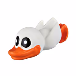 TRIXIE 4011905351766, Chien, Jouet qui couine, Orange, Blanc, Latex, Mastication, 130 mm