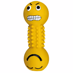 Lot de 5 pour chien en - Haltère smiley en latex et fibre de polyester Trixie