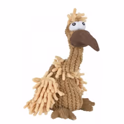 TRIXIE Vulture Gustav Dog Toy, Chien, Jouet en peluche, Marron, Tissu, Peluche, 240 mm