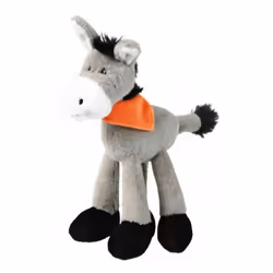 TRIXIE 35981, Chien, Jouet en peluche, Noir, Gris, Orange, Peluche, 240 mm