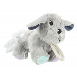 Trixie - peluche pour chiot . taille longueur 24 hauteur 12 cm .