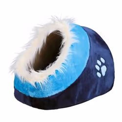 TRIXIE 36309, Panier refuge pour animaux de compagnie, Intérieure, Chien, Bleu, Blanc, Ovale, Monochromatique