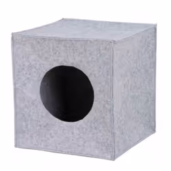 TRIXIE 36313, Panier refuge pour animaux de compagnie, Intérieure, Chat, Gris, Carré, Monochromatique