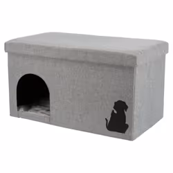 TRIXIE 36315, Panier refuge pour animaux de compagnie, Intérieure, Chat (animal) / Chien, Gris, Rectangulaire, Polyester