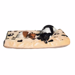 TRIXIE Gino, Oreiller pour animaux de compagnie, Intérieure, Chien, Beige, Marron, Rectangulaire, Motif