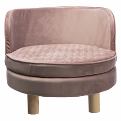 TRIXIE 37910, Chaise pour animaux de compagnie, Intérieure, Chien, Rose, Rond, Monochromatique