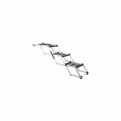 TRIXIE 39376, Escalier pour animaux de compagnie, Intérieur & extérieur, Chien, Aluminium, Plastique, Argent, Monochromatique