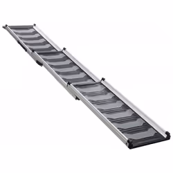 TRIXIE 39479, Rampe pour animaux de compagnie, Intérieur & extérieur, Chien, Aluminium, Plastique, Noir, Gris, Motif