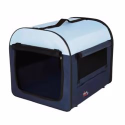 TRIXIE 39701, Sac en toile pour animaux de compagnie, Chien, Charge avant, Bleu, Polyester, 320 mm