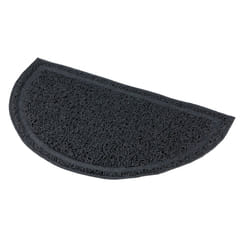 TRIXIE 40385 tapis litière pour chat Demi-cercle PVC Anthracite
