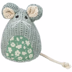 TRIXIE Souris, Chat, Jouet en peluche, Couleur menthe, Polyester, 110 mm