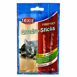 Lot de 24 friandises pour chat à la volaille/au foie Trixie Premio Stick Quintett