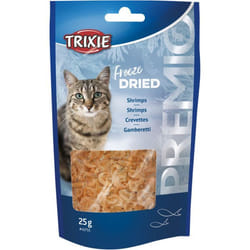 Lot de 6 friandises pour chat Crevettes Trixie Premio Freeze Dried