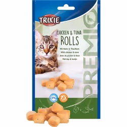 TRIXIE Premio, Friandises, Chat, Adulte, Volaille, Thon, 50 g, Sans gluten
