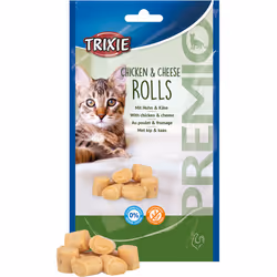 TRIXIE Premio, Friandises, Chat, Adulte, Fromage, Volaille, 50 g, Sans gluten