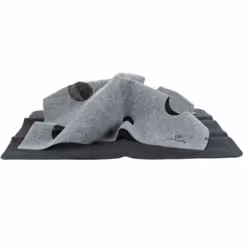 TRIXIE Adventure Carpet, Chat, Herbes à chat, Gris, Polyester, Caoutchouc thermoplastique (TPR), Griffoir, 990 mm