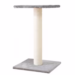 TRIXIE 43342, Poteau du griffoir pour chat, Autonome, Gris, Peluche, Sisal, 9 cm