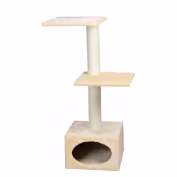 TRIXIE 43451, Tour griffoir pour chat, Autonome, Beige, Peluche, Sisal, 9 cm