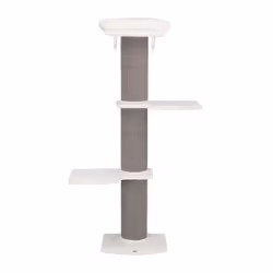 Arbre a chat Acadia a monter au mur - Recouvert de peluche (polyester) - Avec sisal a griffer - Plateforme avec lit douillet  ...